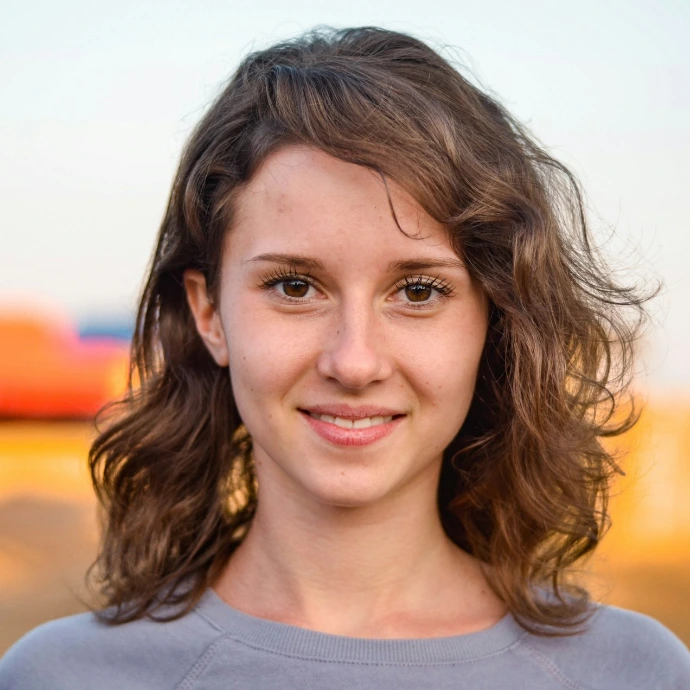 women smiling close-up photography